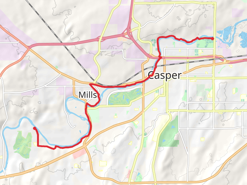 Platte River Parkway Trail Point to Point
