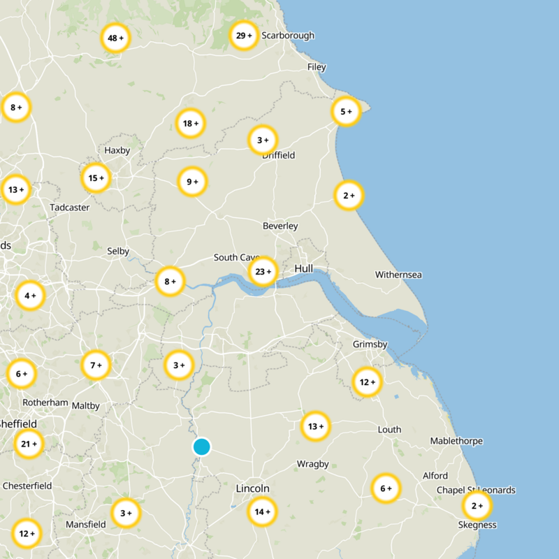 East Riding of Yorkshire Static Map