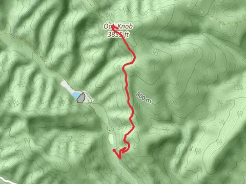 Oak Knob via Cliff Trail