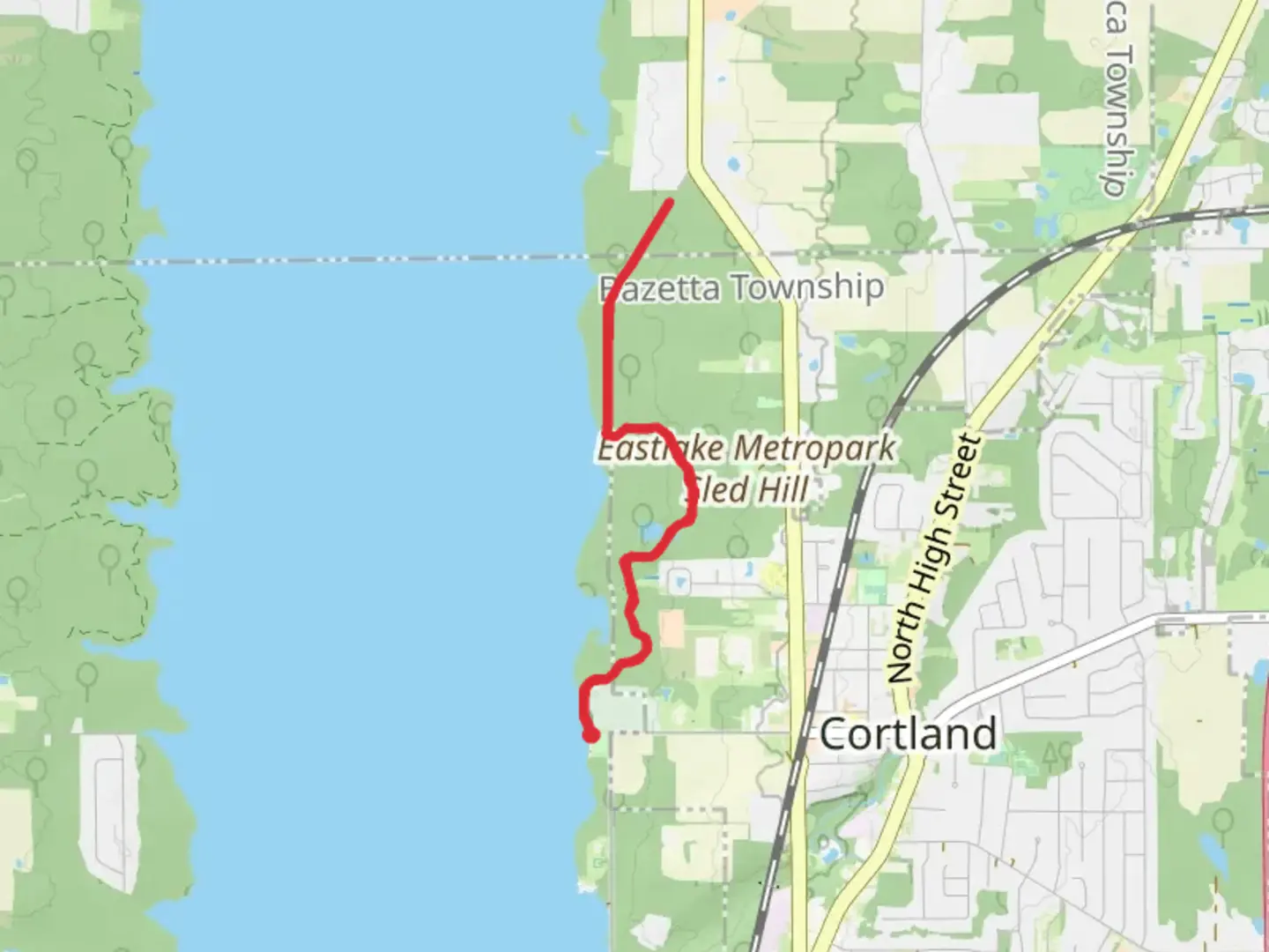 An image depicting the trail Turkey Run Trail and its surrounding area.