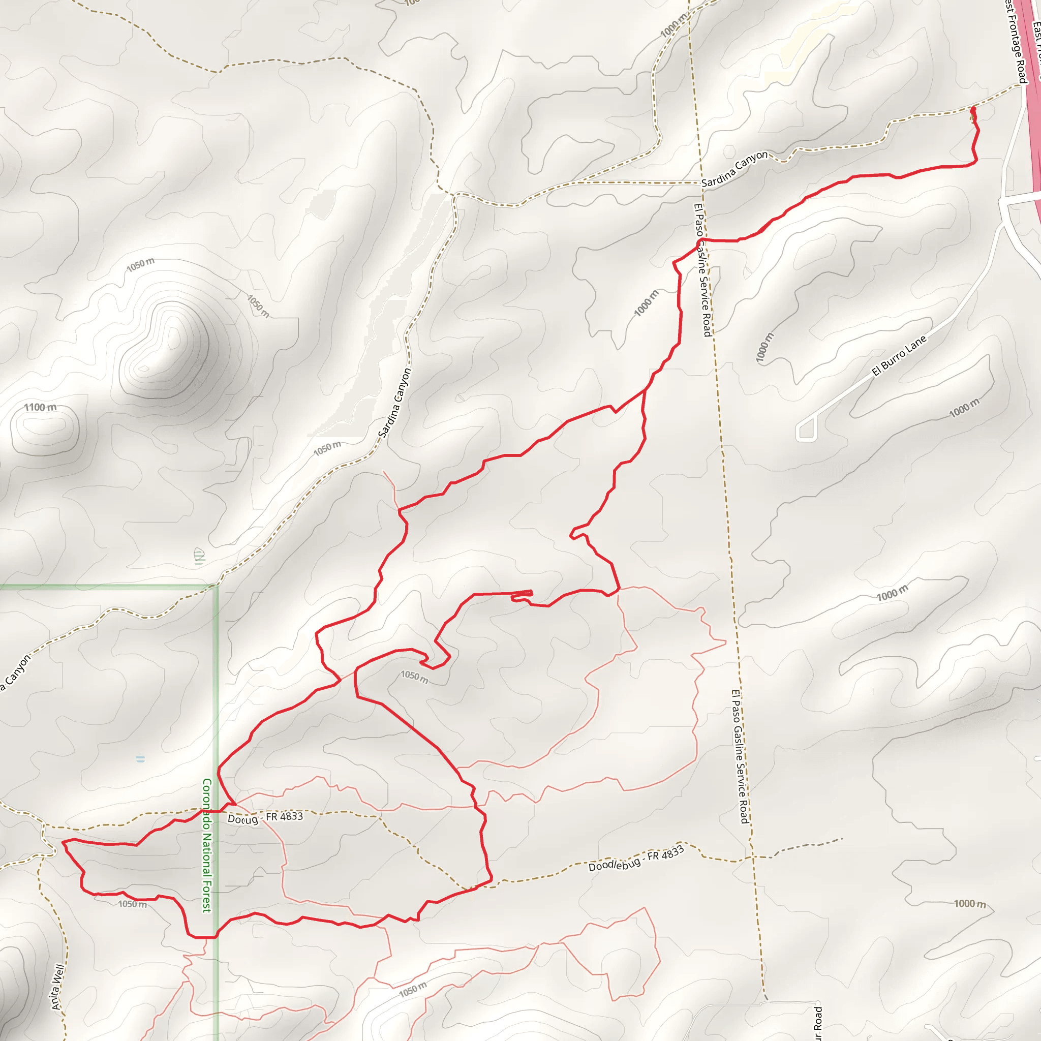 Tubac Shakur SST Loop mobile static map