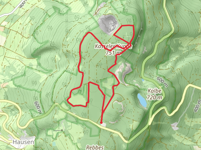 Kasseler Kuppe Loop via Frau Holle Pfad