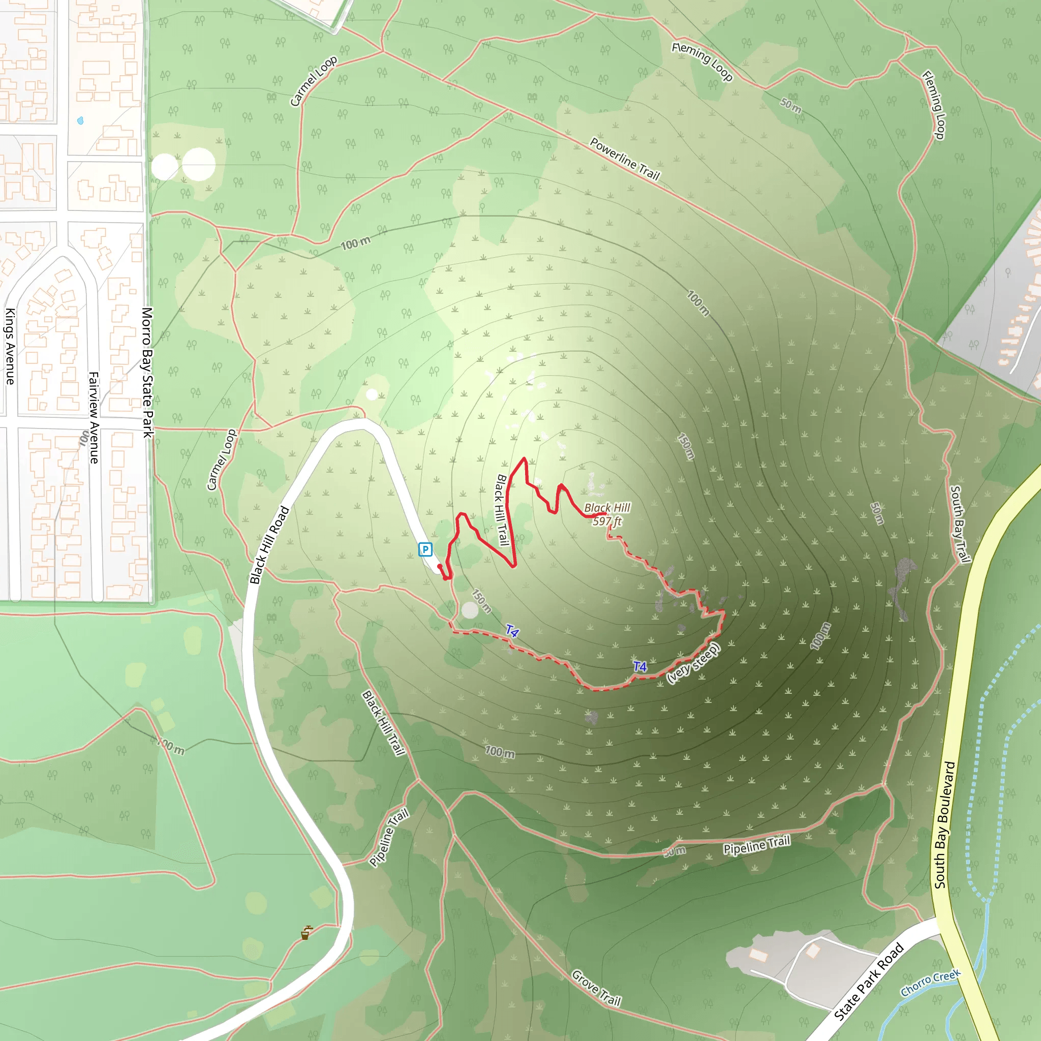Black Hill mobile static map