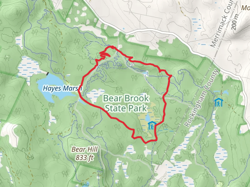 Broken Boulder Trail and Big Bear Loop Trail
