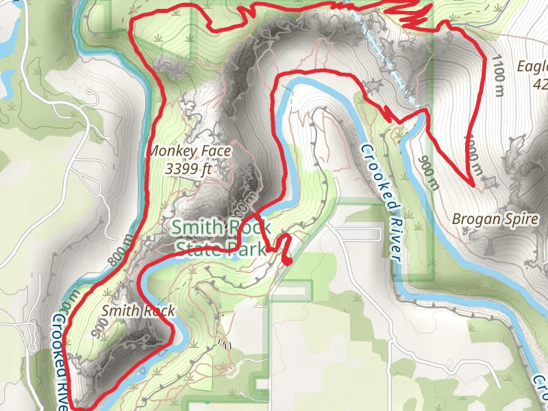 Wolf Tree and Crooked River Loop Trail
