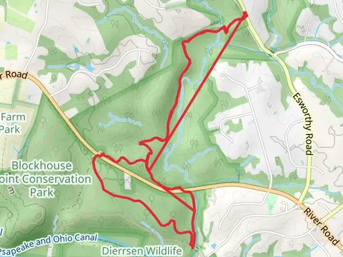 Muddy Branch Greenway Trail Loop
