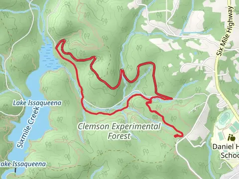 Dalton Road, Issaqueena Lake Road and Hardwood Loop Trail
