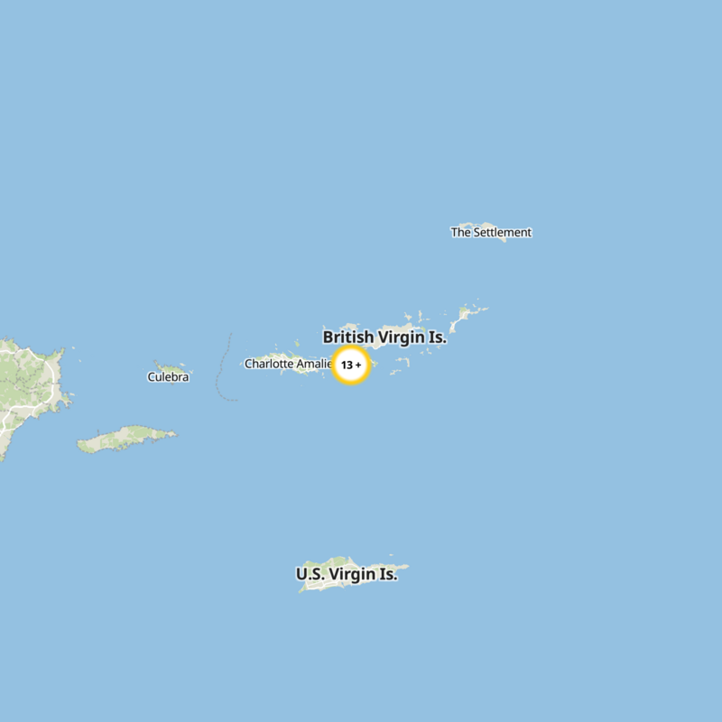 Saint Thomas - Saint John Static Map
