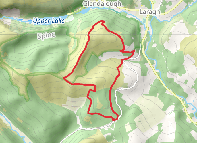 Shay Elliot to Derrybawn and back mobile static map