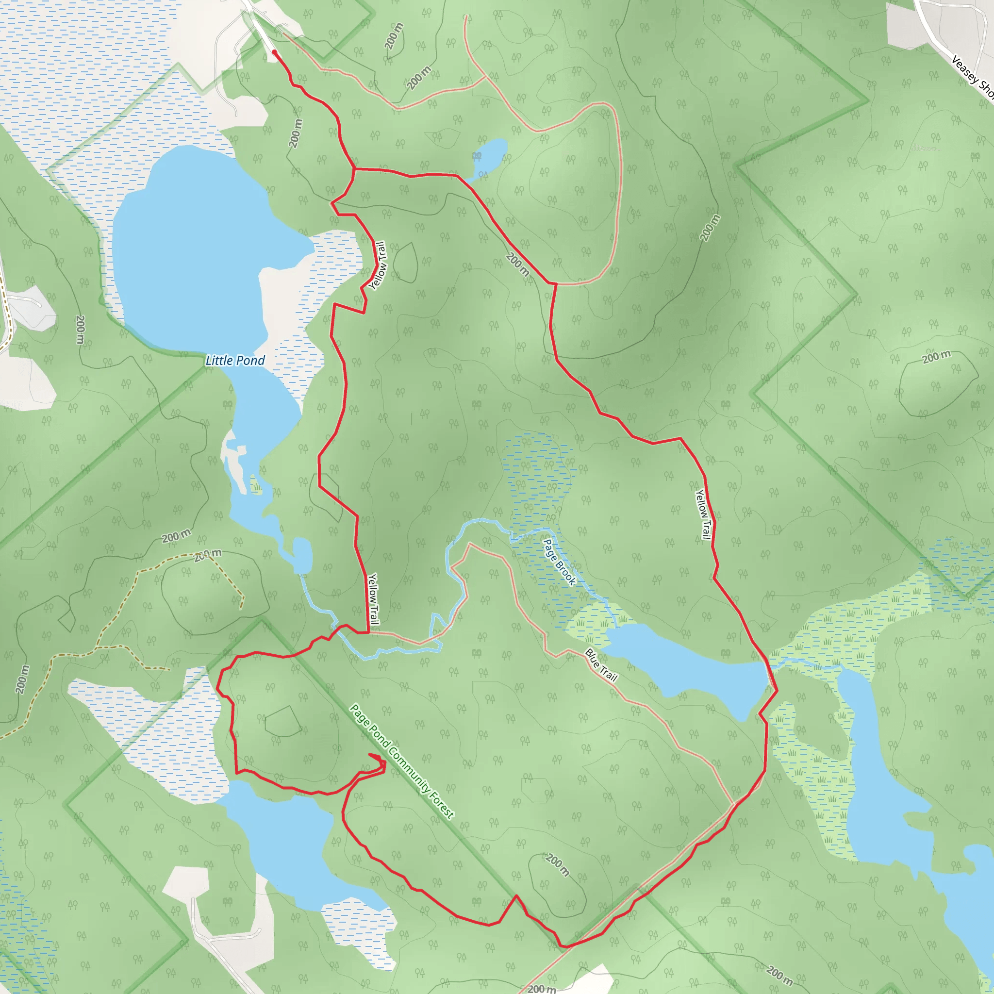 Quarry Road Loop mobile static map