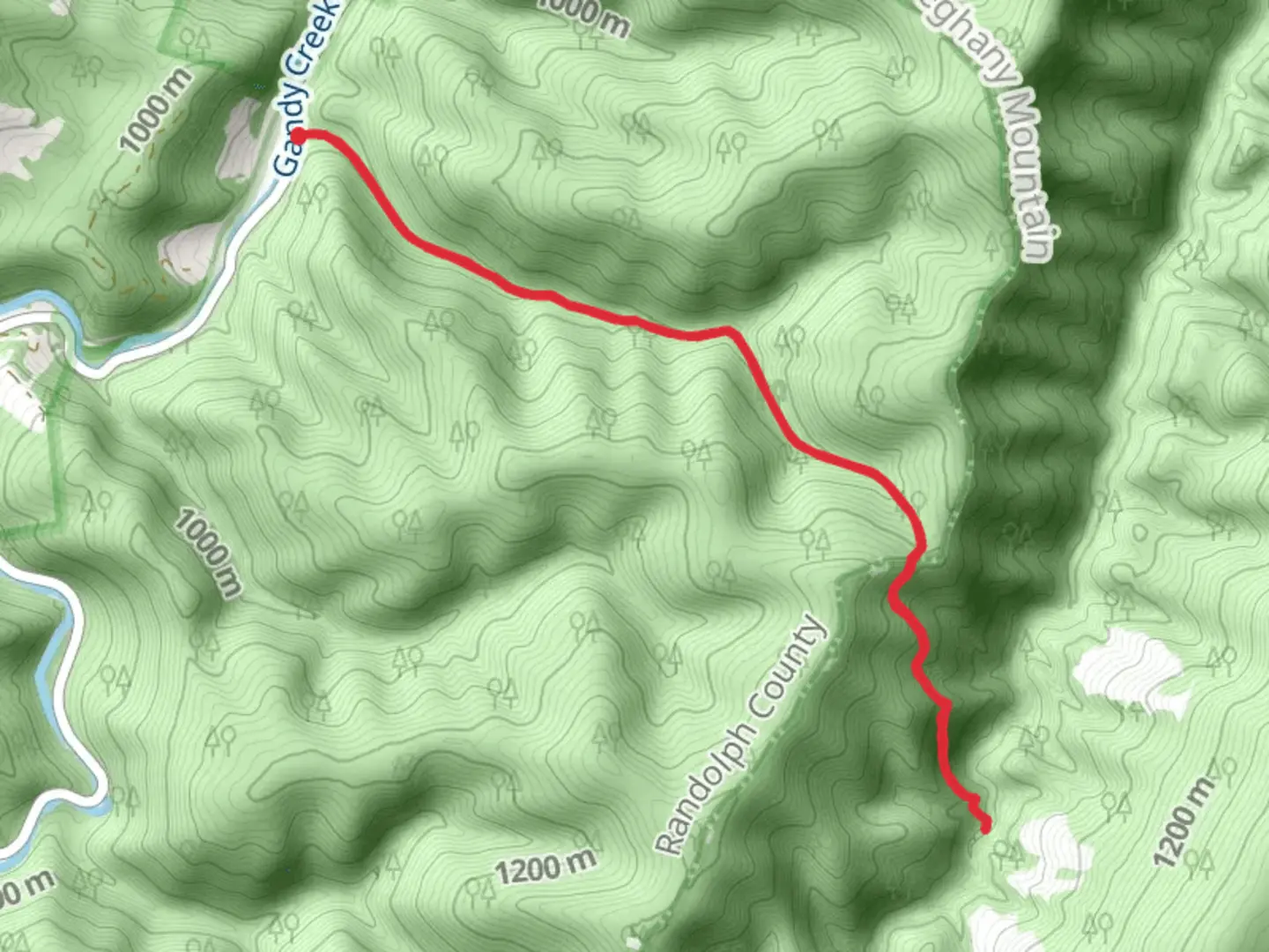 An image depicting the trail Horton Trail to Campground and its surrounding area.