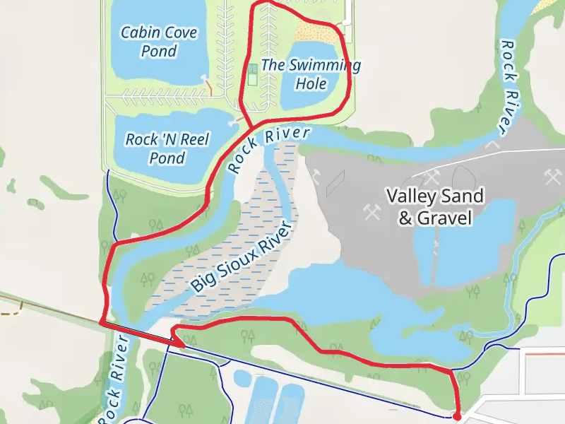 The Swimming Hole via Henry's Trail and Beaver Dam Trail