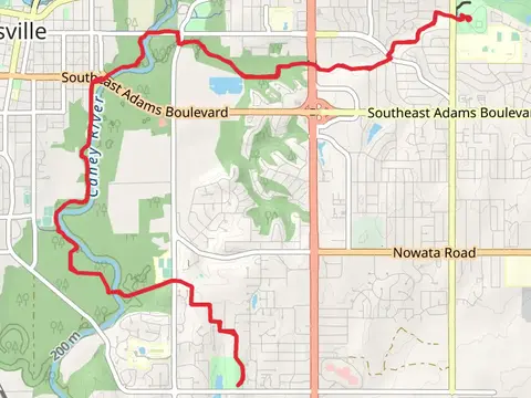 Pathfinder Parkway to Jo Allyn Lowe Park