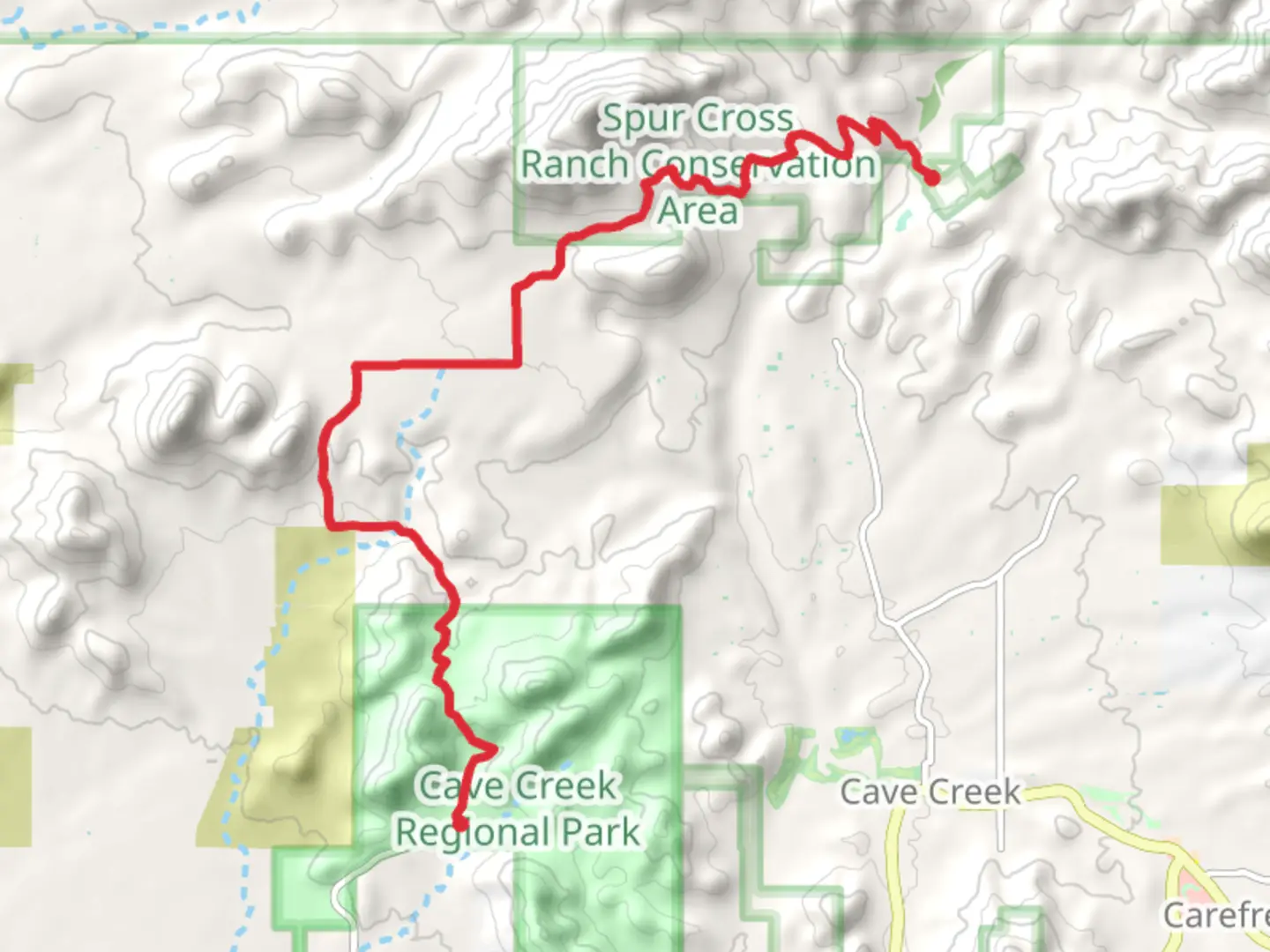 An image depicting the trail Overton and Spur Cross Trail and its surrounding area.
