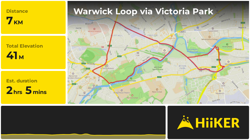 Warwick Loop via Victoria Park | Warwickshire | England