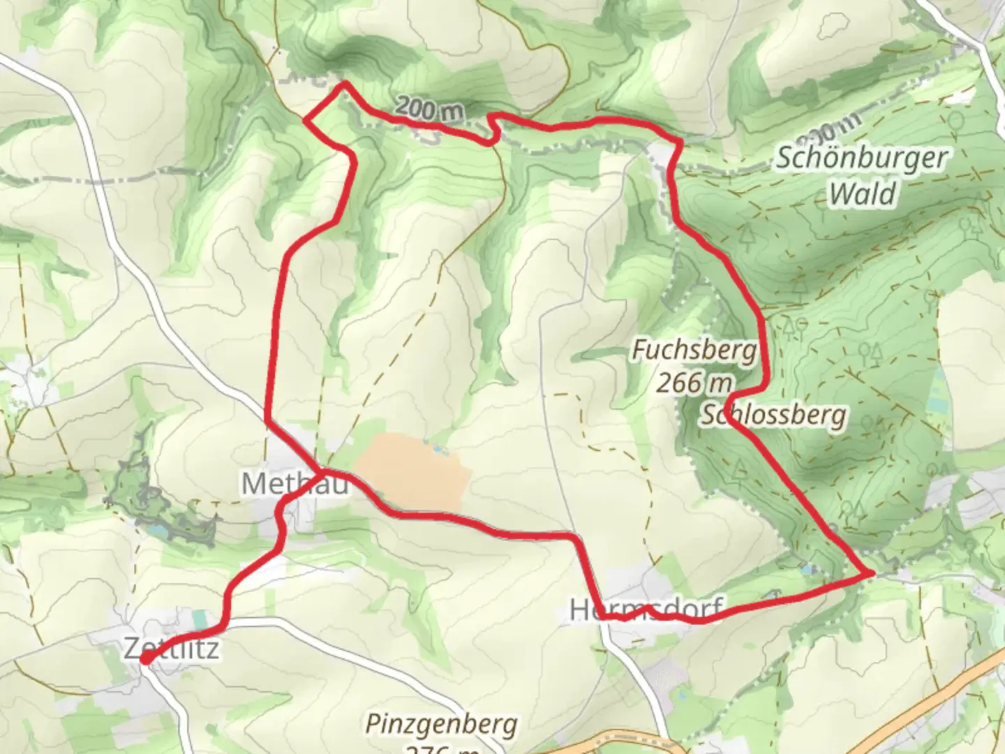 Rundweg Zettlitz | Mittelsachsen | Germany