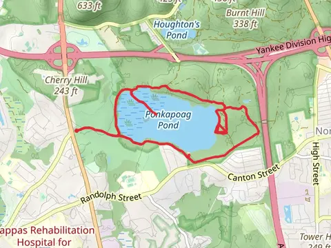 Ponkapoag Pond Loop Trail