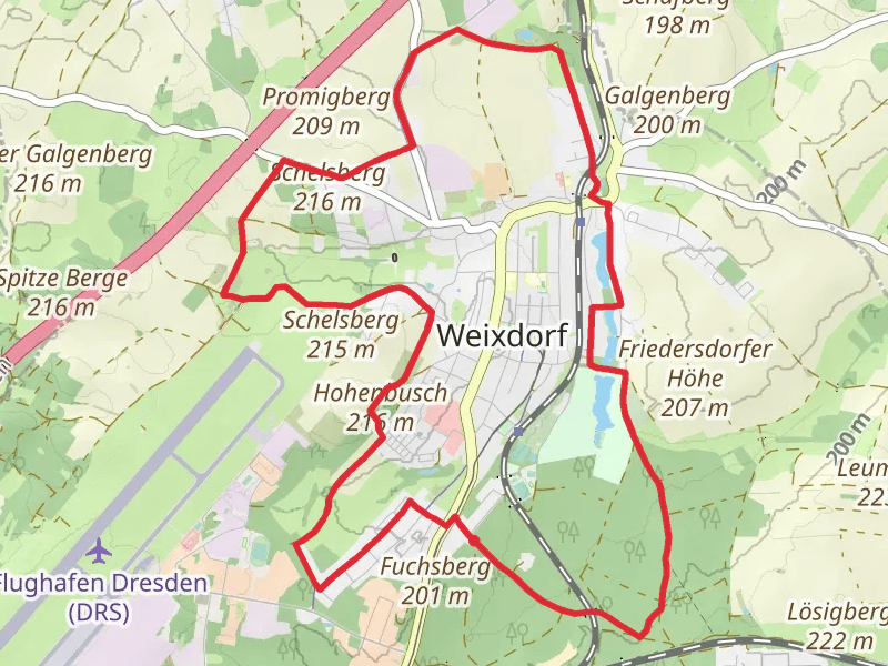 Muehlteich via Weixdorfer Rundwanderwed