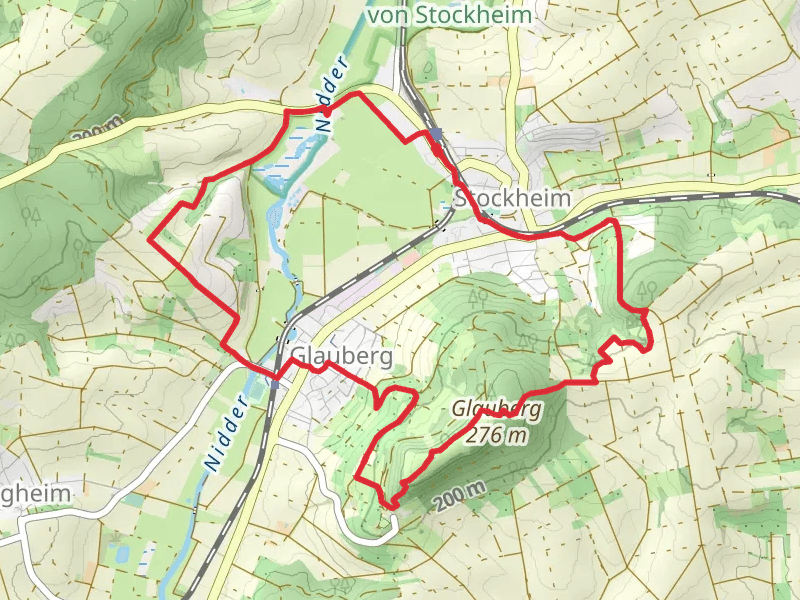 Buedingen Stockheim Weg and Wallfahrtsweg Loop