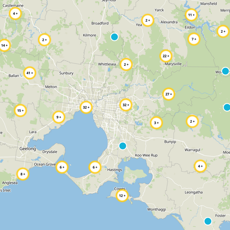 Monash Static Map