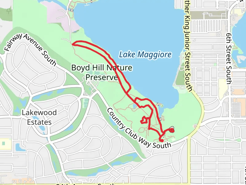 Boyd Hill Nature Preserve Loop - Lake Maggiore