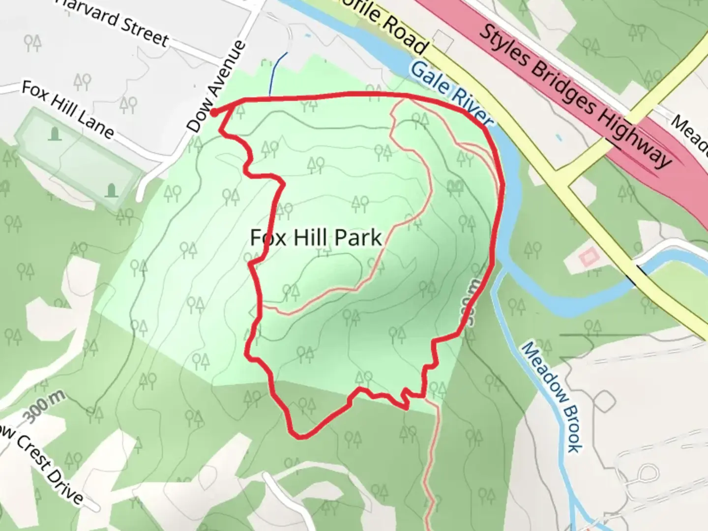 An image depicting the trail Gale River Loop Trail and its surrounding area.