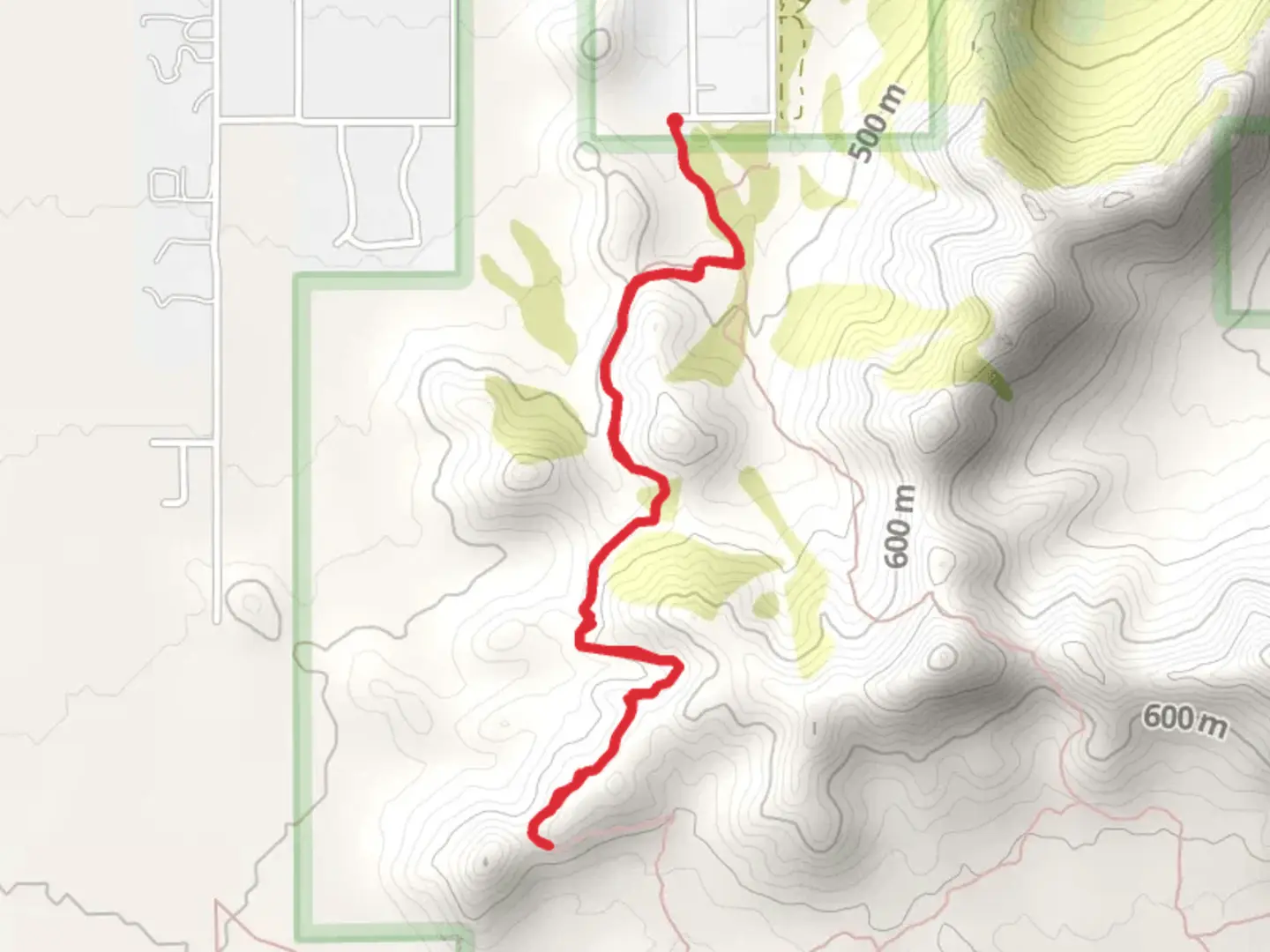 An image depicting the trail Dynamite and its surrounding area.