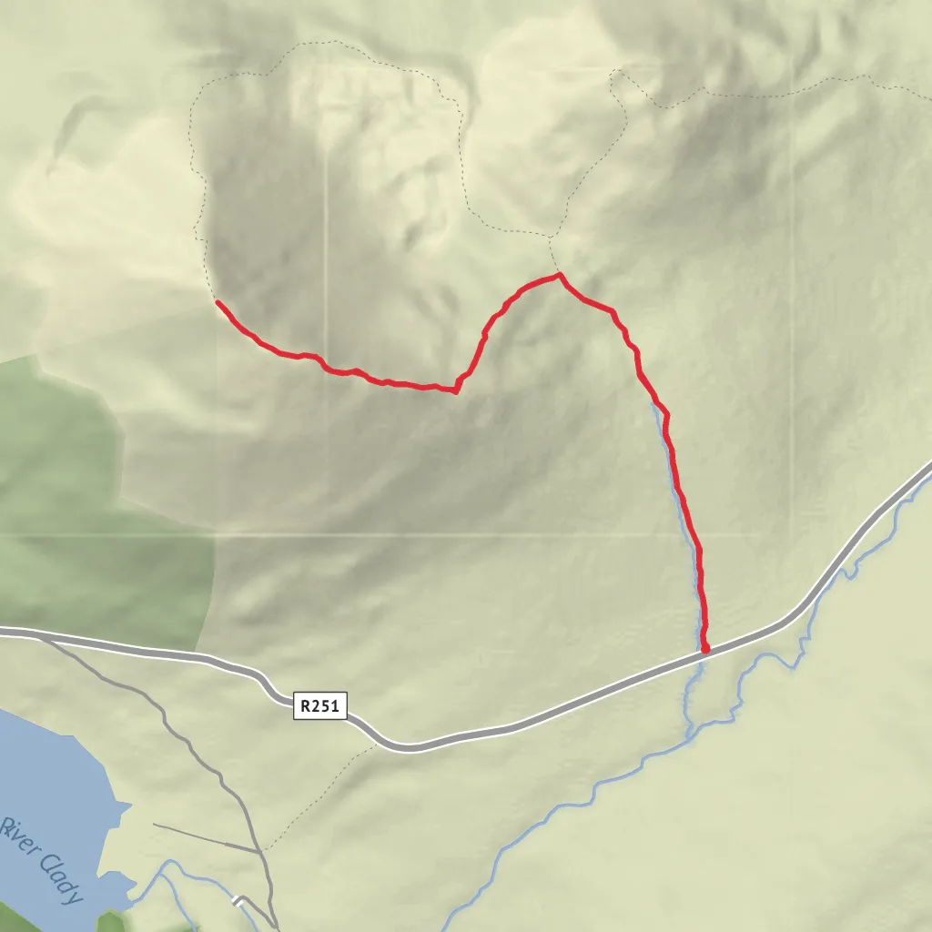 An Earagail (Errigal) mobile static map