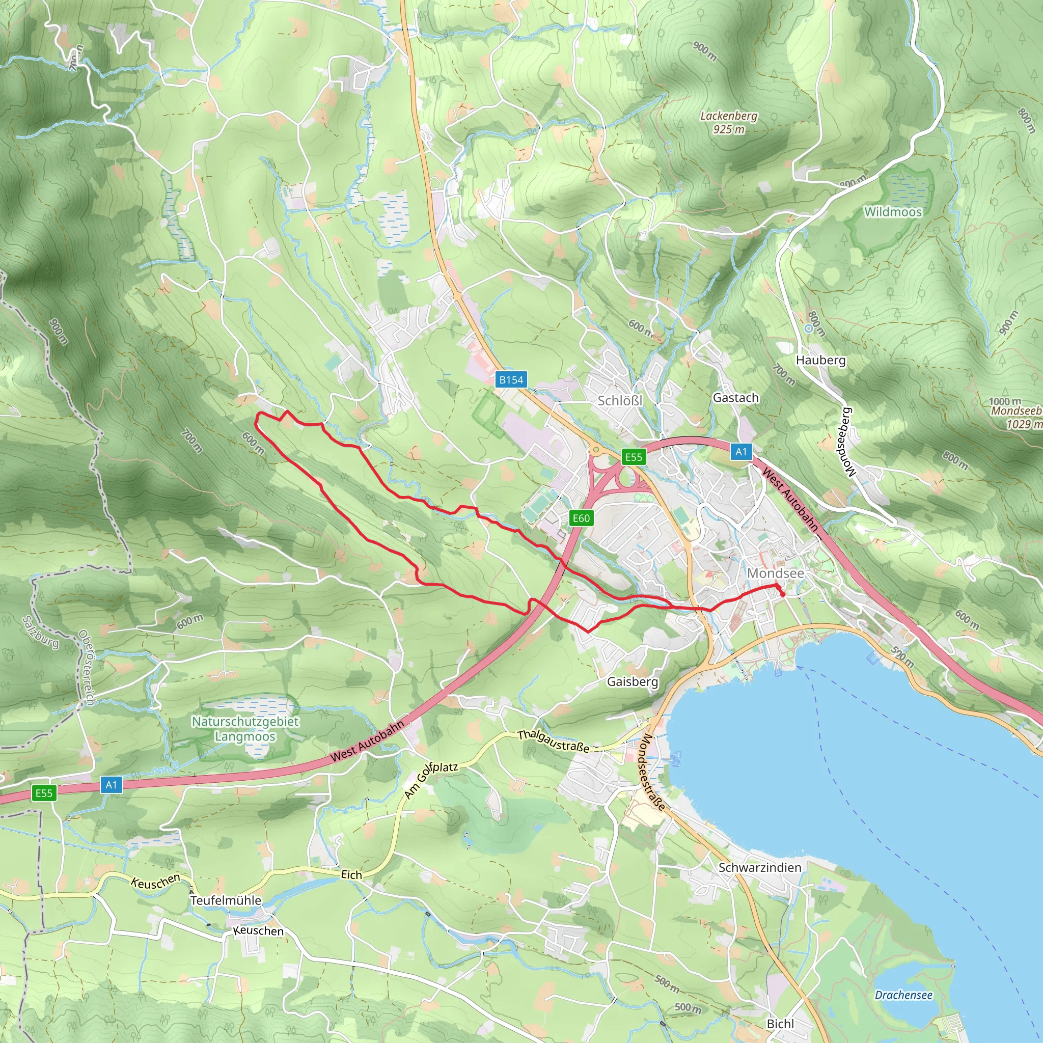 Helenental, Punzau and Leidingerhof Loop mobile static map