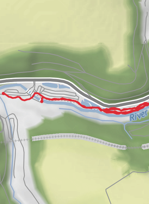 Cornwall Walking mobile static map