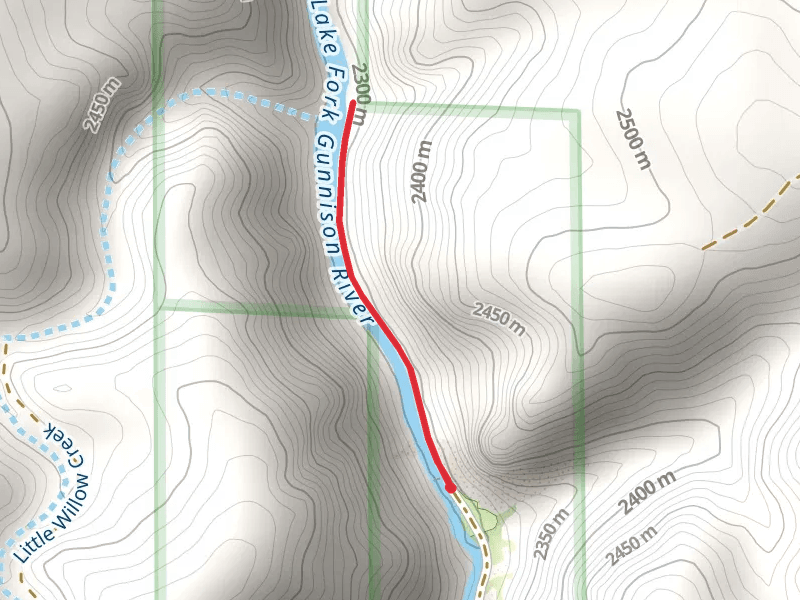 Lake Fork Gunnison River Walk