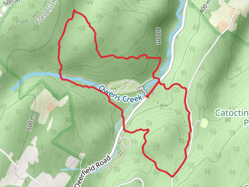 Owens Creek Horse Trail and Catoctin National Recreation Trail