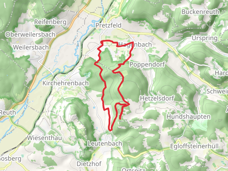 Pretzfelder Kirschenweg and Ehrenbachtalweg