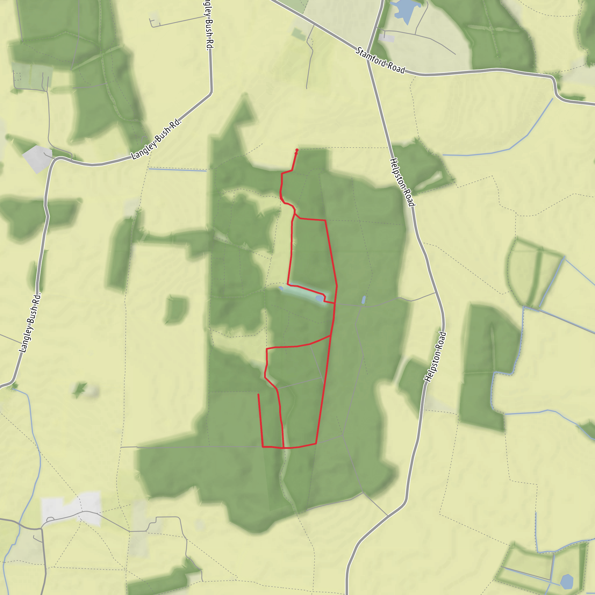 Castor Hanglands mobile static map