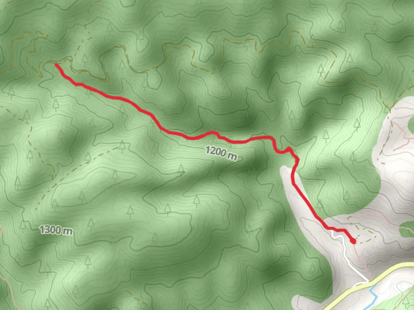 An image depicting the trail Peralejo Trail SL AB 12 and its surrounding area.