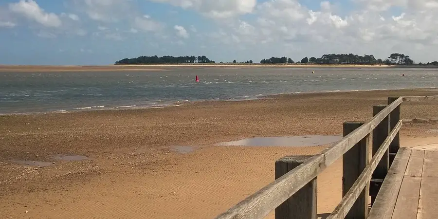 Holkham Gap and West Beach from Wells-next-the-Sea