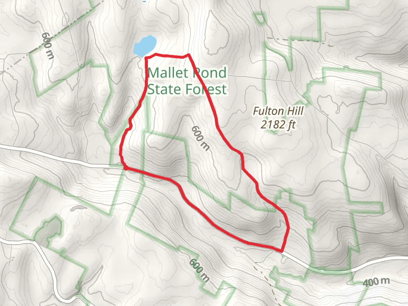 Sawyer Hollow Road North Loop Trail