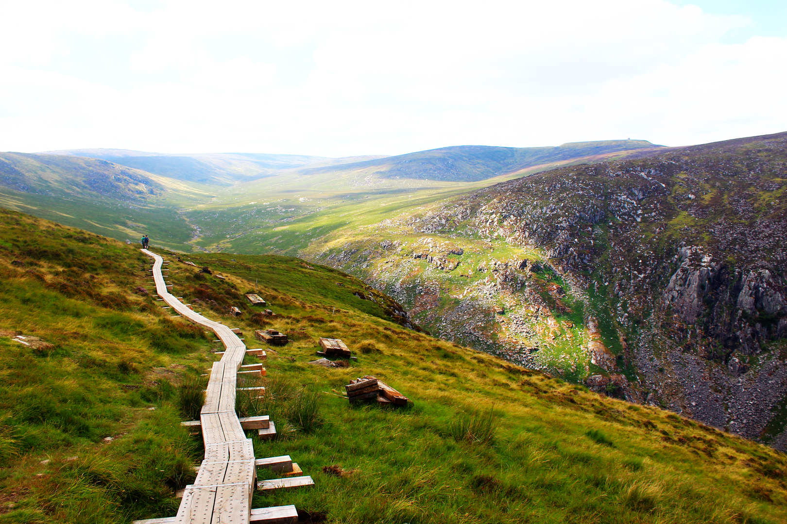 An image depicting the trail Camaderry and St Kevin's Way Loop and its surrounding area.