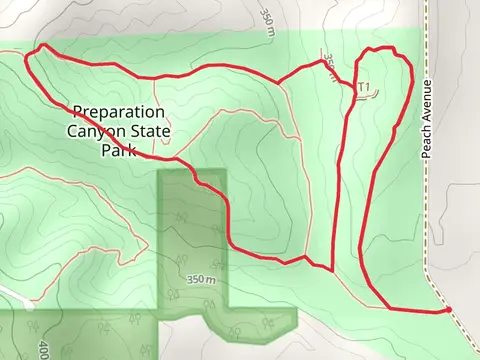 Preparation Canyon State Park Loop