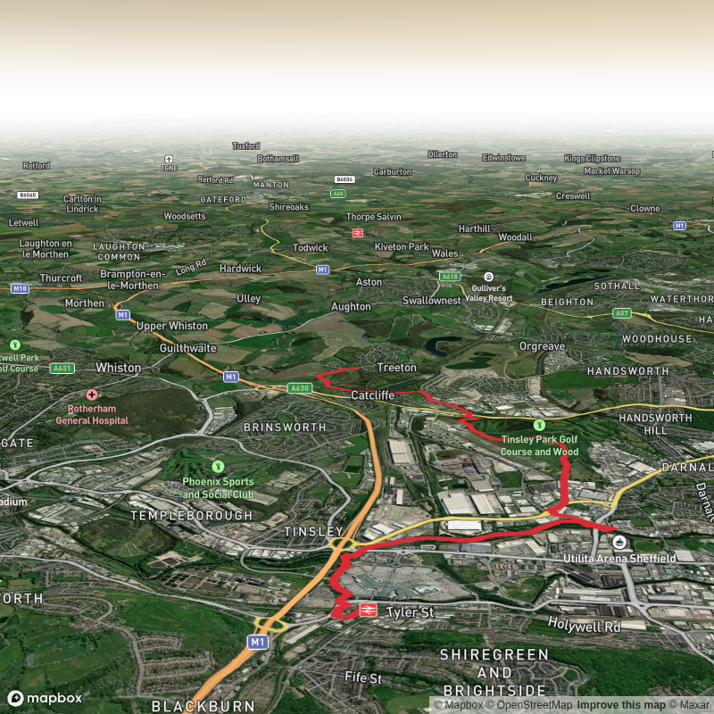Round Sheffield 8 - Meadowhall to Treeton