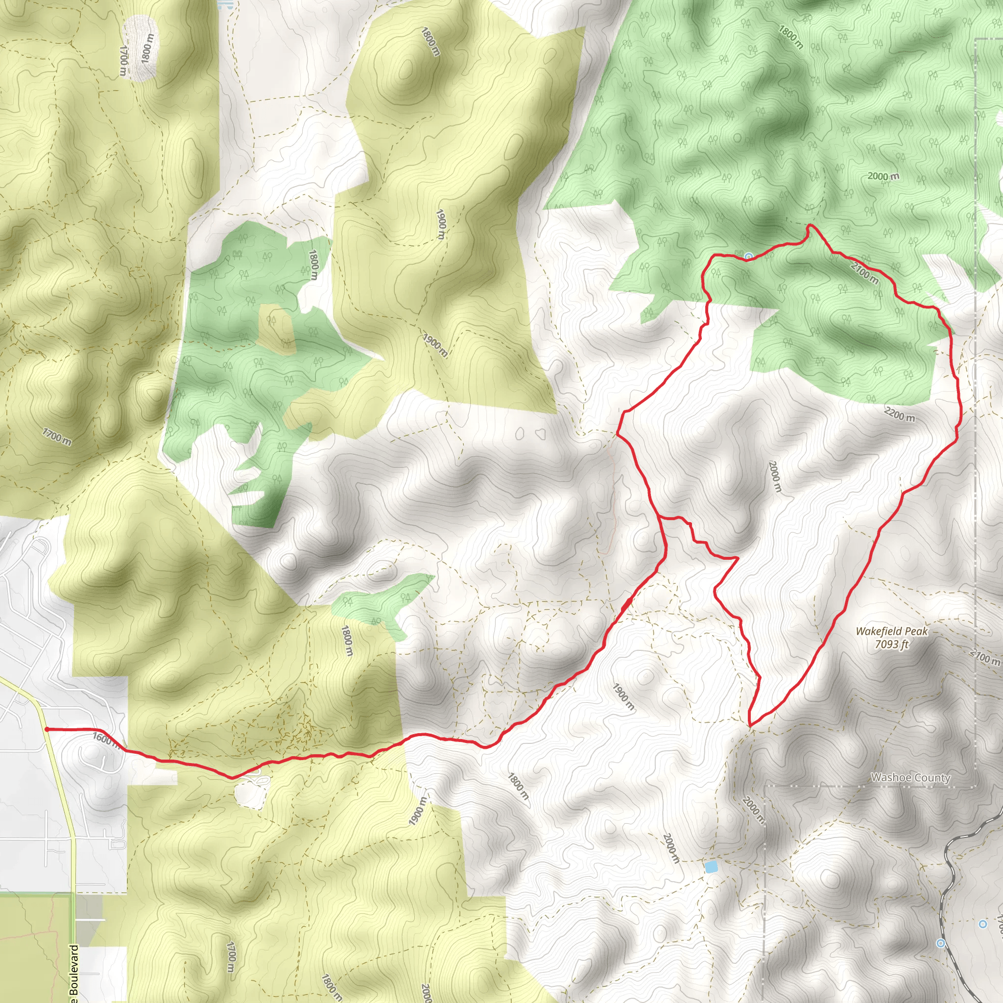 Eastlake Boulevard Loop mobile static map