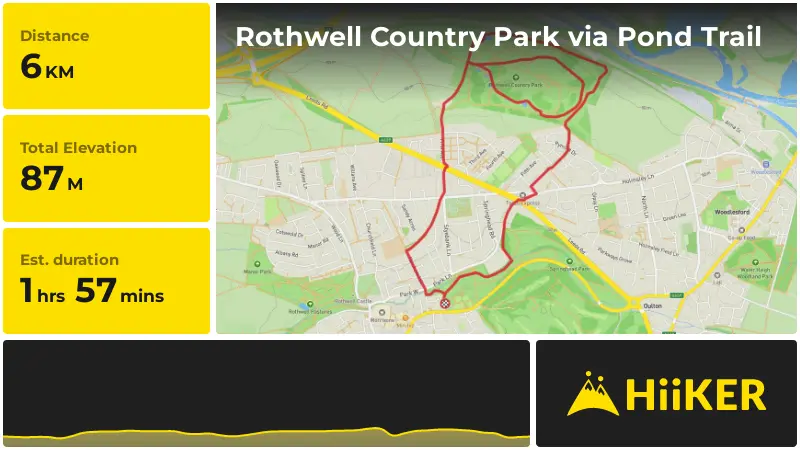 | Rothwell Country Park via Pond Trail