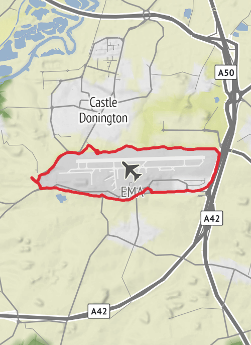 East Midlands Aeropark - Jul 5 mobile static map