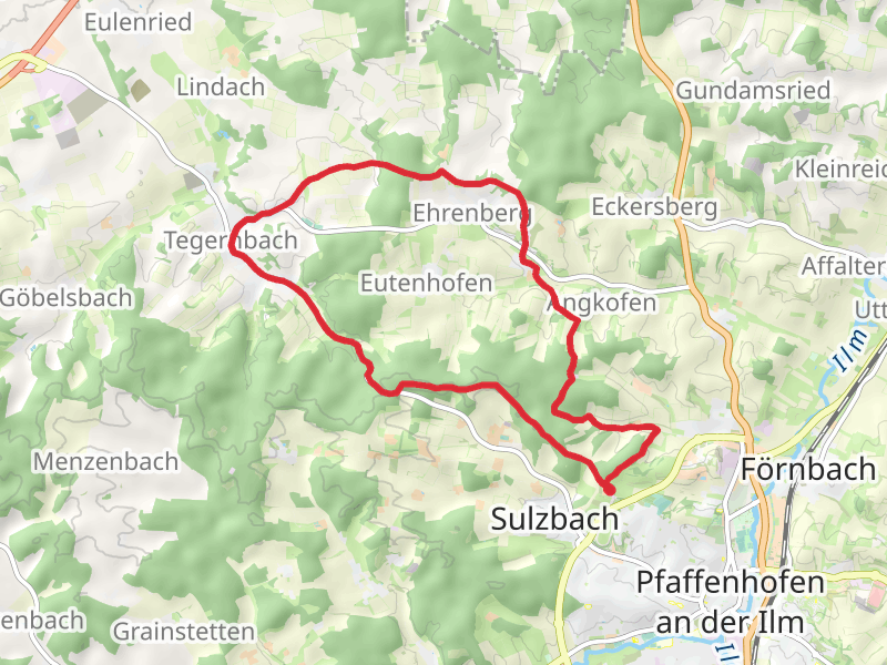 Pallertshausen to Tegernbach Loop