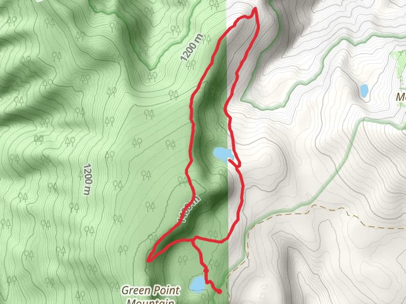 Rainy Lake, North Lake and Green Point Ridge Loop Trail