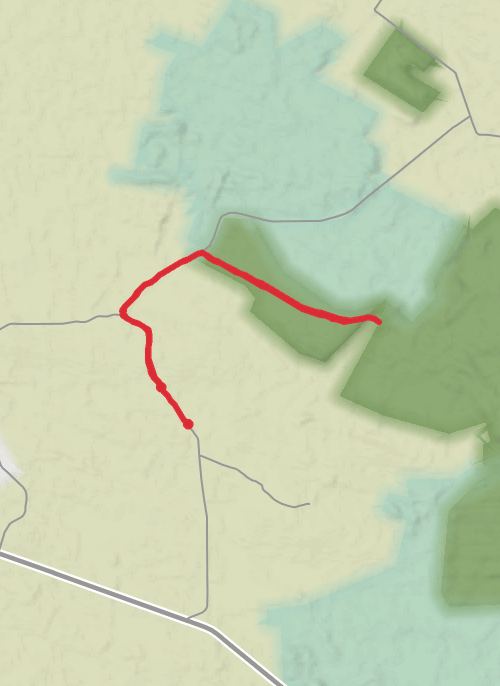 Hike from Kilcappagh mobile static map