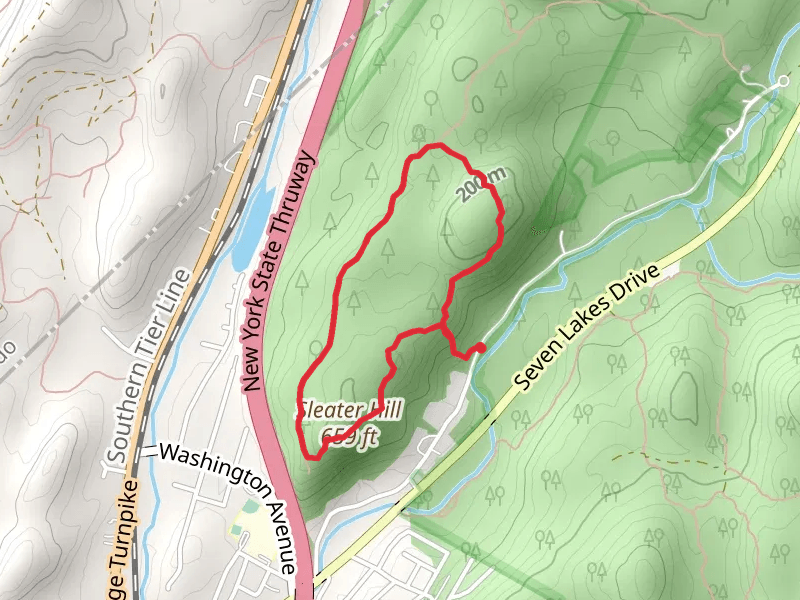 Sleater Hill Loop via Orange Trail