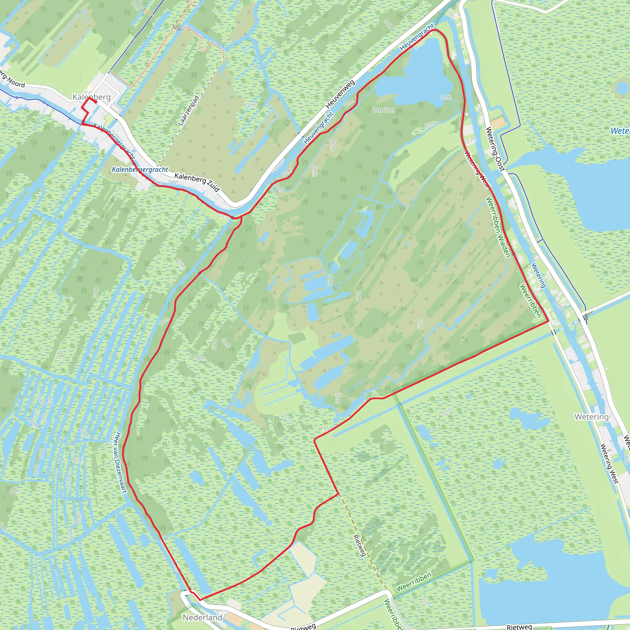 De Kampen and Diepe Wiede Loop mobile static map