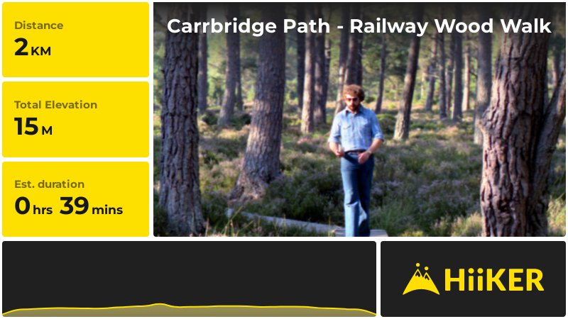 Carrbridge Path - Railway Wood Walk | Highland | Scotland