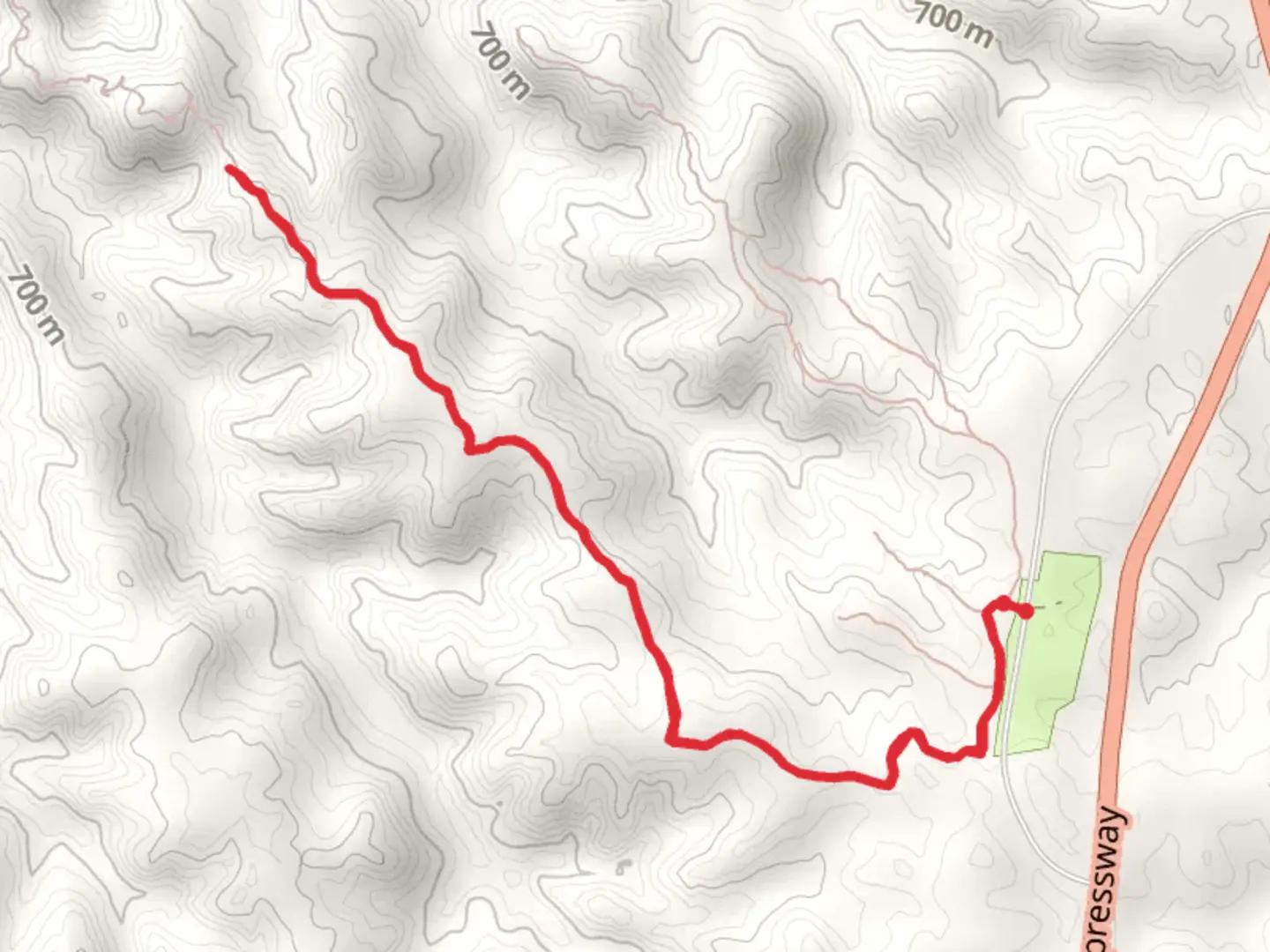 An image depicting the trail Summit Trail - Short and its surrounding area.